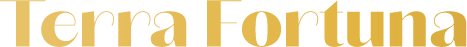 a gold gradient logo of T and F